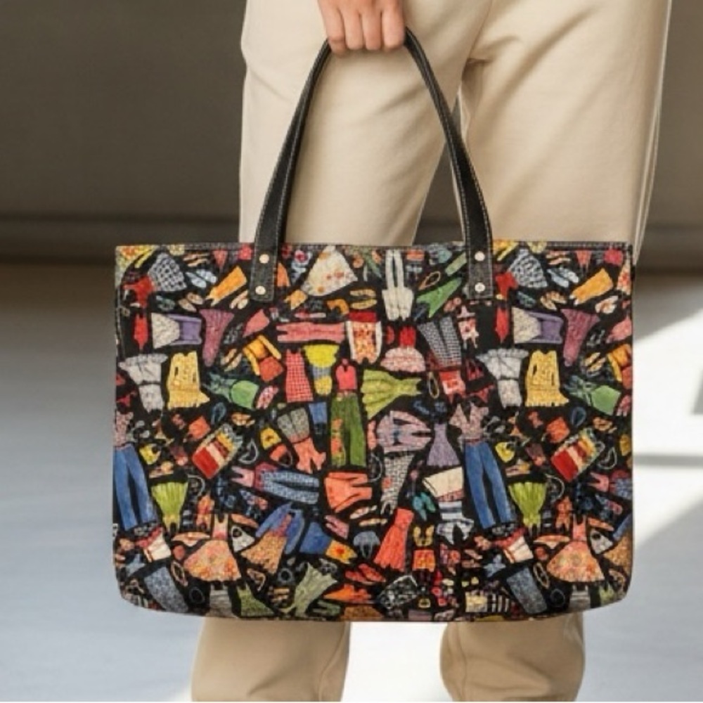 Sydney Love Multicolor Fashion Print Tote View 2